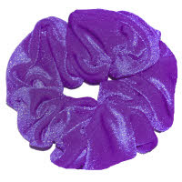 Scrunchie paars velours