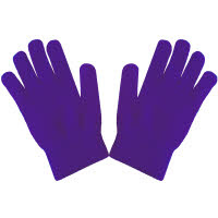 Handschoentjes paars