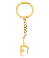 sleutelhanger handstand goud