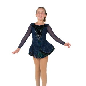 Paarse schaatspakjes Rolschaatspakjes Twirlpakjes purple figure skating Jerry 152