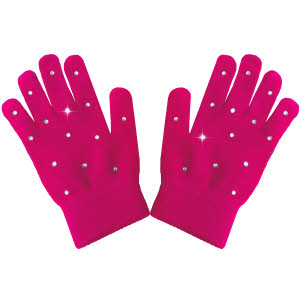 roze_handschoenen_met_steentjes_kinderen_meisjes_kunstschaatsen_turnen_ice_skate_skating_fuchsia_pink_crystallen_kristallen_zilver